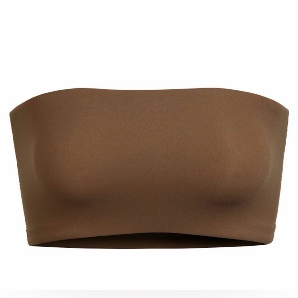 Skims Fits Everybody Strapless Bandeau Bra Size Large Color Oxide Brown NWT